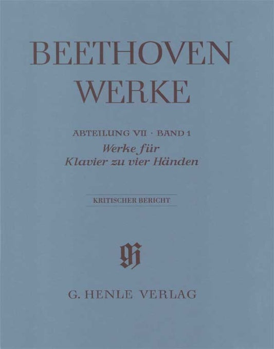 LUDWIG VAN BEETHOVEN Works for Piano Four-hands [HN4233]