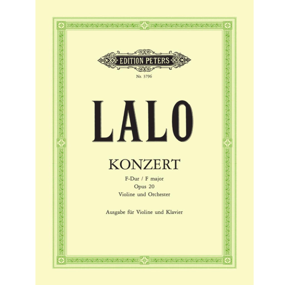 Lalo Concerto No. 1 Op. 20 for Violin and Piano [EP3796]