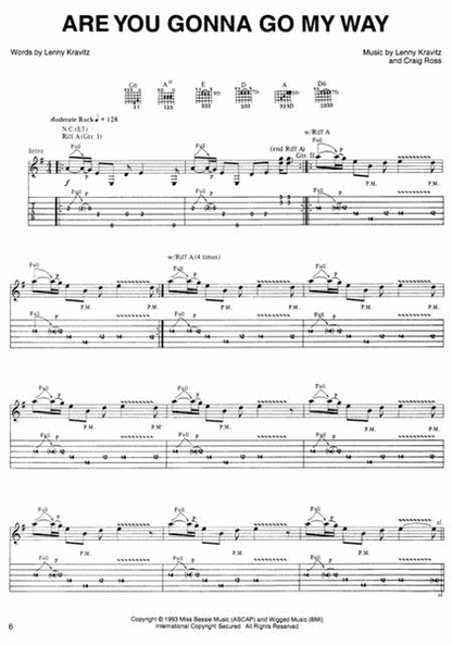 Lenny Kravitz - Greatest Hits for Guitar(TAB) [2500380]