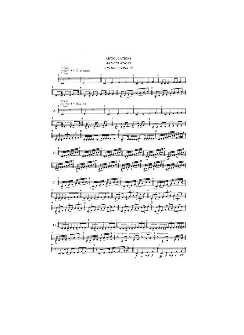Londeix Gammes conjointes et en intervalles for Saxophone [HL24027]