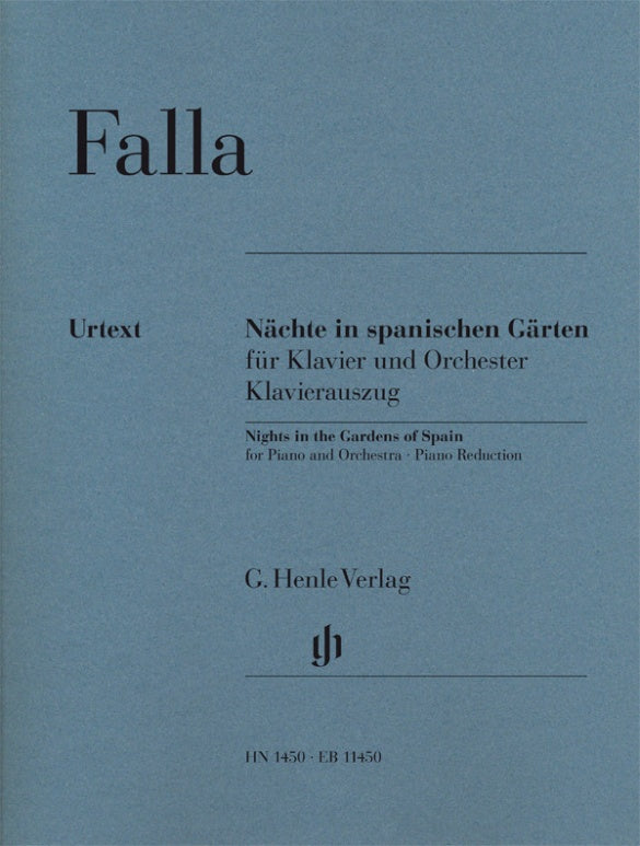 MANUEL DE FALLA Nights in the Gardens of Spain for Piano and Orchestra [HN1450]