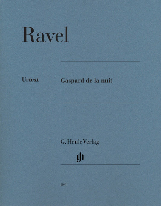 MAURICE RAVEL Gaspard de la nuit [HN843]