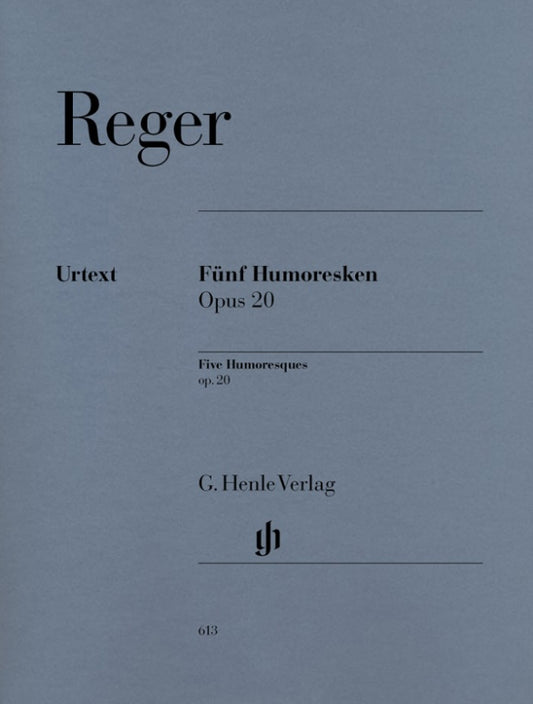 MAX REGER Five Humoresques for Piano op. 20 [HN613]