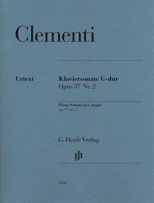 MUZIO CLEMENTI Piano Sonata G major op. 37 no. 2 [HN1130]