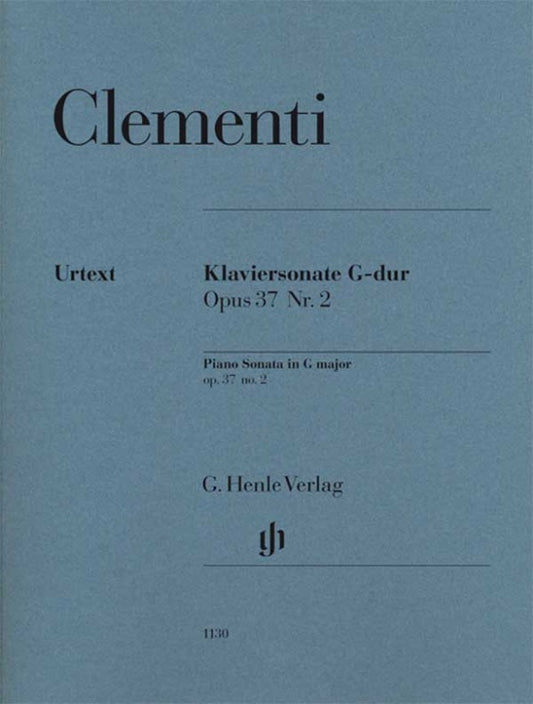 MUZIO CLEMENTI Piano Sonata G major op. 37 no. 2 [HN1130]