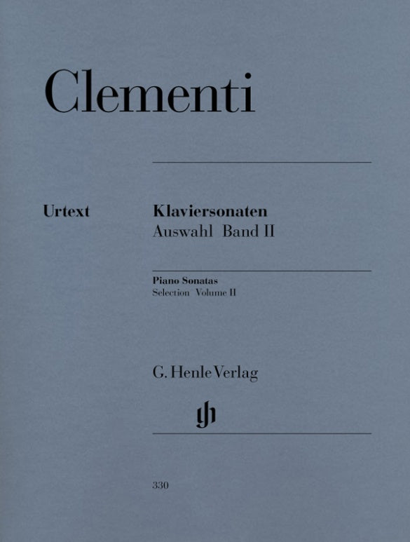 MUZIO CLEMENTI Piano Sonatas, Selection, Volume II (1790-1805) [HN330]