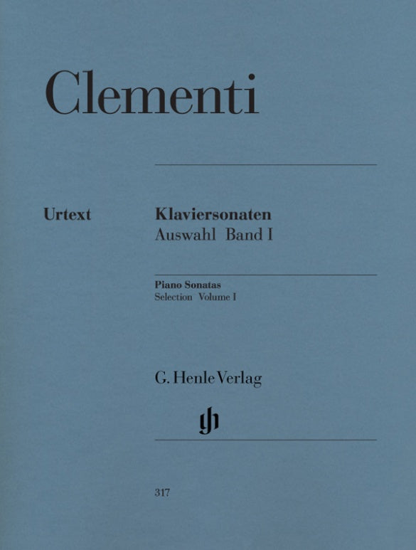 MUZIO CLEMENTI Piano Sonatas, Selection, Volume I (1768-1785) [HN317]