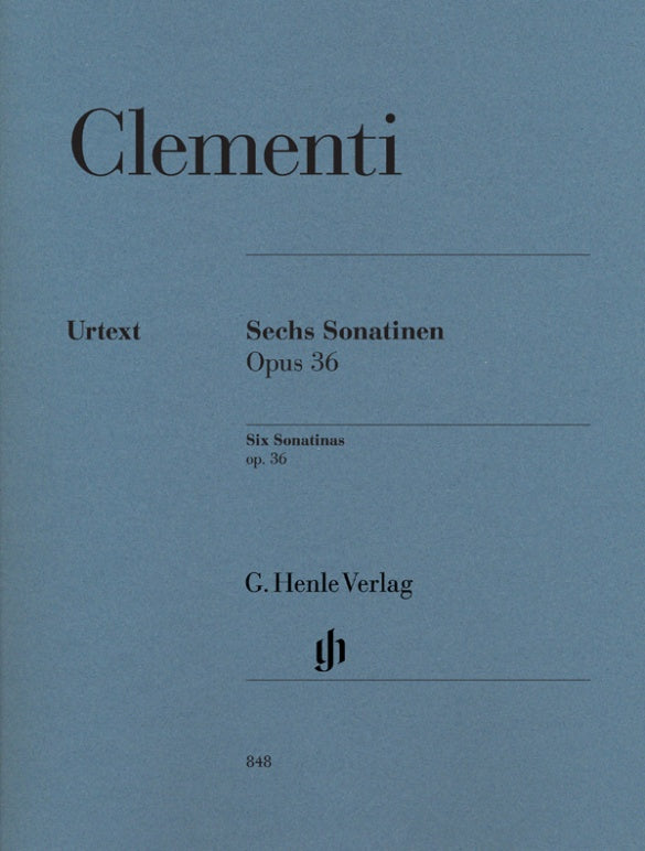 MUZIO CLEMENTI Six Piano Sonatinas op. 36 [HN848]