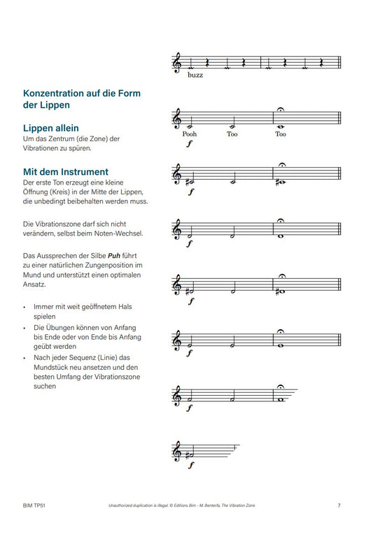 Maurice Benterfa Vibration Zone Warm-ups and Embouchure Building for all Brass [TP51]