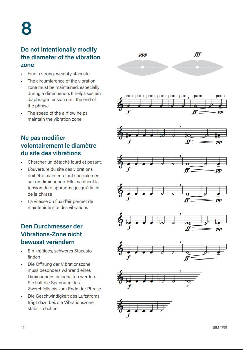 Maurice Benterfa Vibration Zone Warm-ups and Embouchure Building for all Brass [TP51]