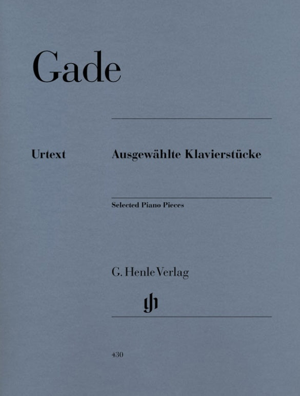 NIELS WILHELM GADE Selected Piano Pieces [HN430]