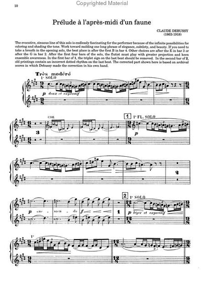 Orchestral Excerpts for Flute by Jeanne Baxtresser 414-41171