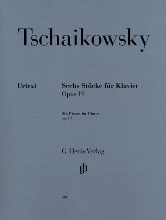 PETER ILICH TCHAIKOVSKY Six Piano Pieces op. 19 [HN686]