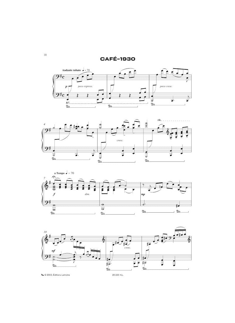 Piazzolla Histoire du tango for Clarinet and Piano [HL28225]