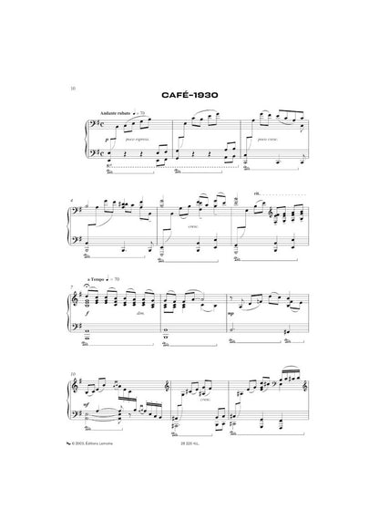 Piazzolla Histoire du tango for Clarinet and Piano [HL28225]