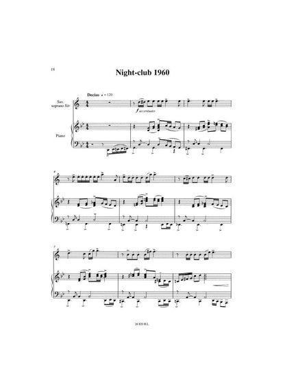 Piazzolla Histoire du tango for Saxophone Bb and piano [HL26820]