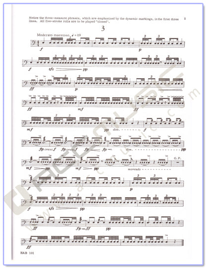 Portraits in Rhythm - 50 Studies for Snare Drum [HAB00101]