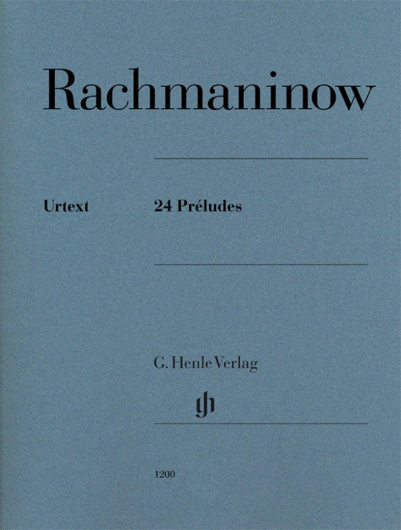 RACHMANINOFF, SERGEI 24 Préludes [HN1200]