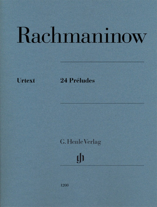 RACHMANINOFF, SERGEI 24 Préludes [HN1200]