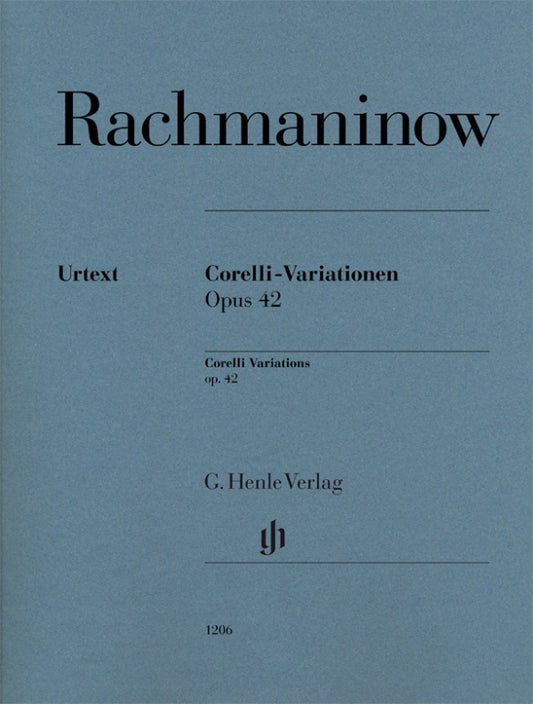 RACHMANINOFF, SERGEI Corelli Variations op. 42 [HN1206]