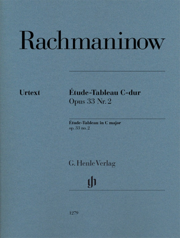 RACHMANINOFF, SERGEI Étude-Tableau C major op. 33 no. 2 [HN1279]