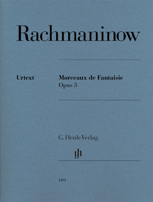 RACHMANINOFF, SERGEI Morceaux de Fantaisie op. 3 [HN1491]