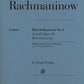 RACHMANINOFF, SERGEI Piano Concerto no. 3 d minor op. 30 [HN1452]