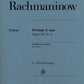 RACHMANINOFF, SERGEI Prélude G major op. 32 no. 5 [HN1153]