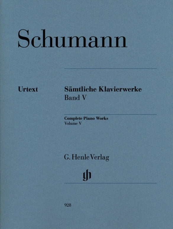 ROBERT SCHUMANN Complete Piano Works, Volume V [HN928]