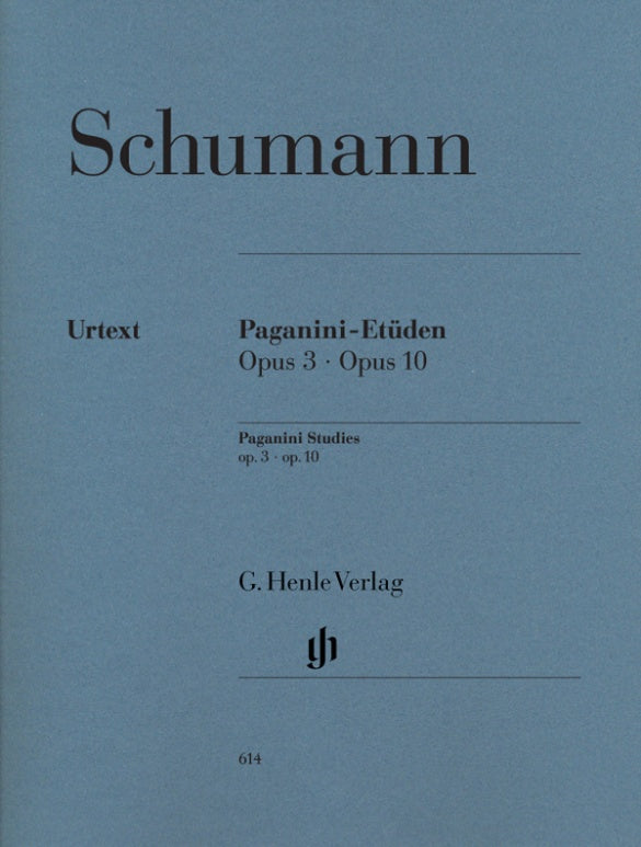 ROBERT SCHUMANN Paganini-Studies op. 3 and op. 10 [HN614]