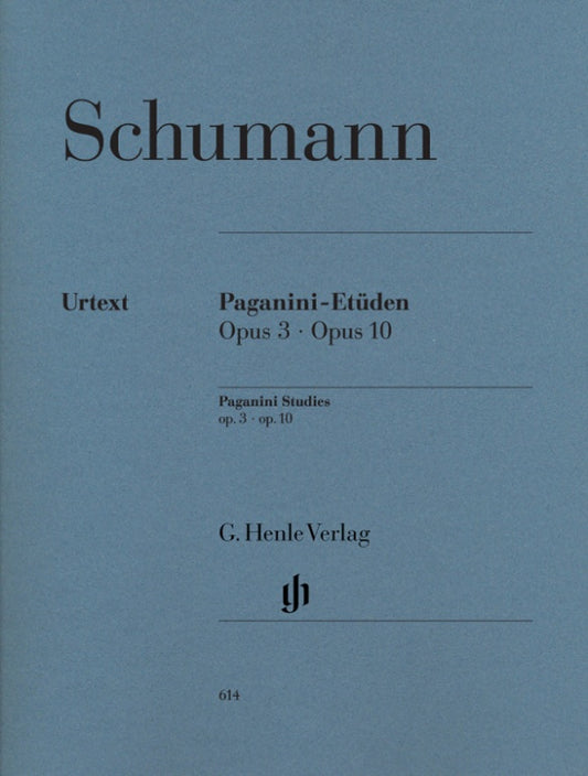 ROBERT SCHUMANN Paganini-Studies op. 3 and op. 10 [HN614]