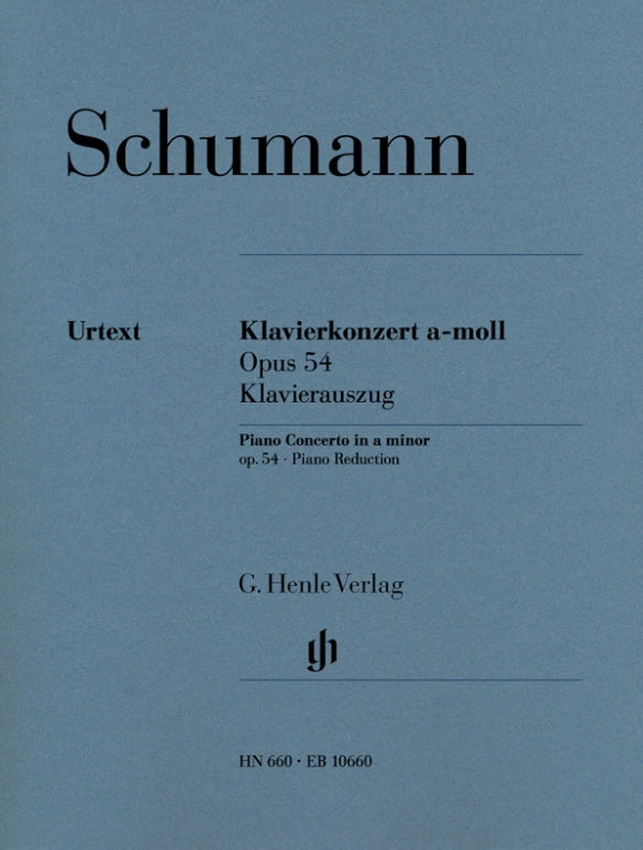 ROBERT SCHUMANN Piano Concerto a minor op. 54 [HN660]