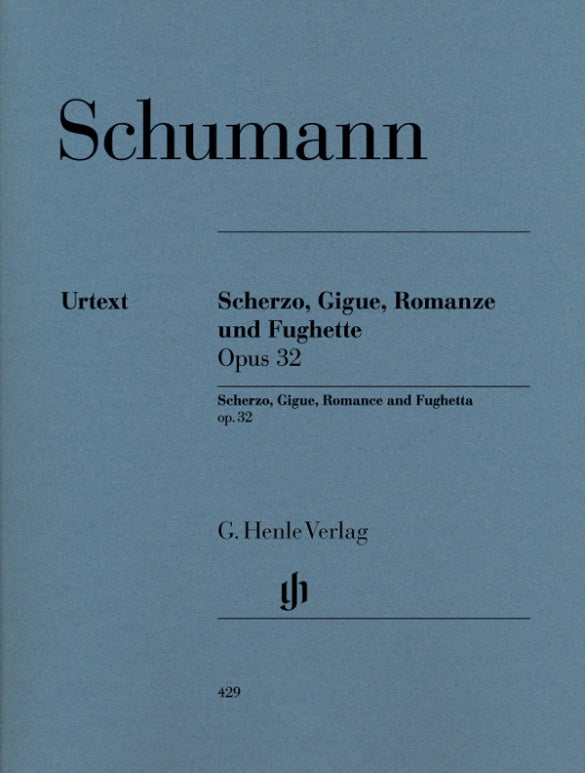 ROBERT SCHUMANN Scherzo, Gigue, Romance and Fughetta op. 32 [HN429]