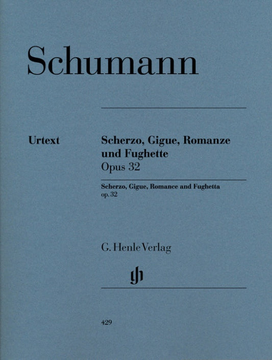 ROBERT SCHUMANN Scherzo, Gigue, Romance and Fughetta op. 32 [HN429]