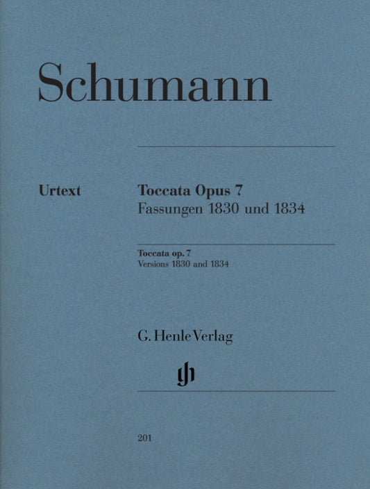 ROBERT SCHUMANN Toccata C major op. 7, Versions 1830 and 1834 [HN201]