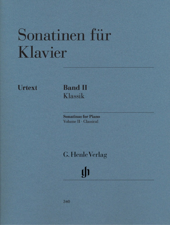 SONATINAS FOR PIANO Volume II, Classical [HN340]