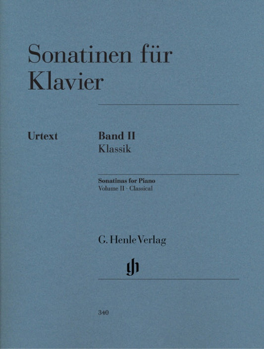 SONATINAS FOR PIANO Volume II, Classical [HN340]