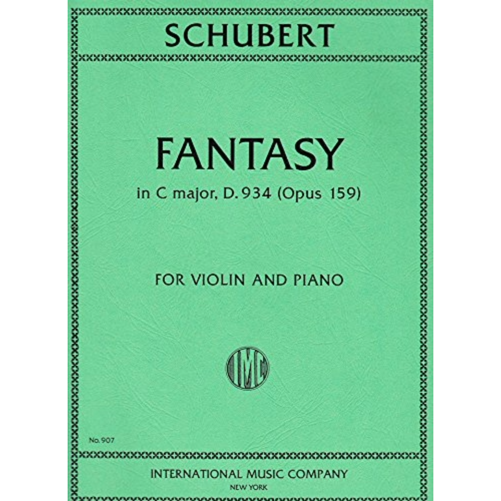 Schubert Fantasia in C major, Opus 159  for Violin and Piano(Herrmann) [IMC907]