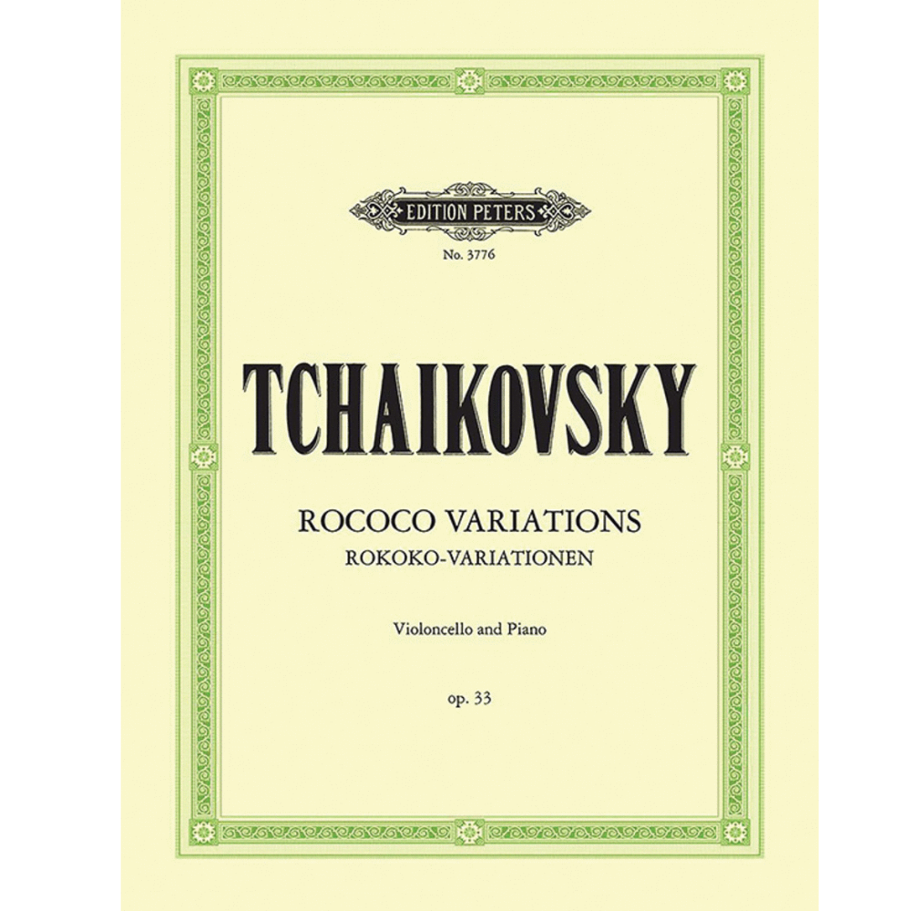 Tchaikovsky Rococo Variations Op.33 for Cello and Piano [EP3776]