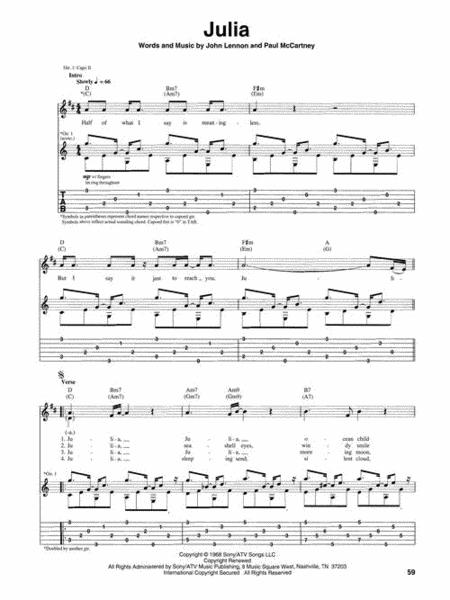 The Beatles for Acoustic Guitar TAB [694832]