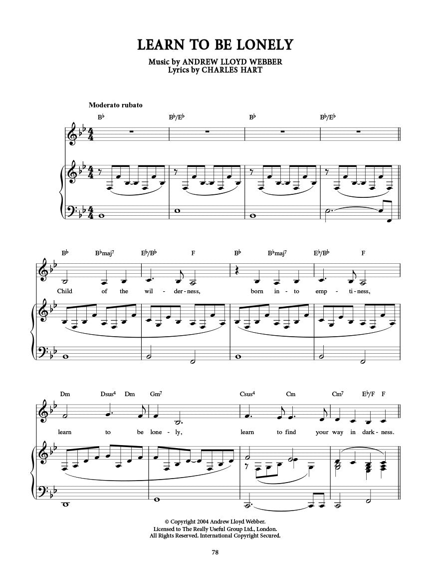 The Phantom of the Opera Movie selecrions (Piano/Vocal/Guitar) [313294]