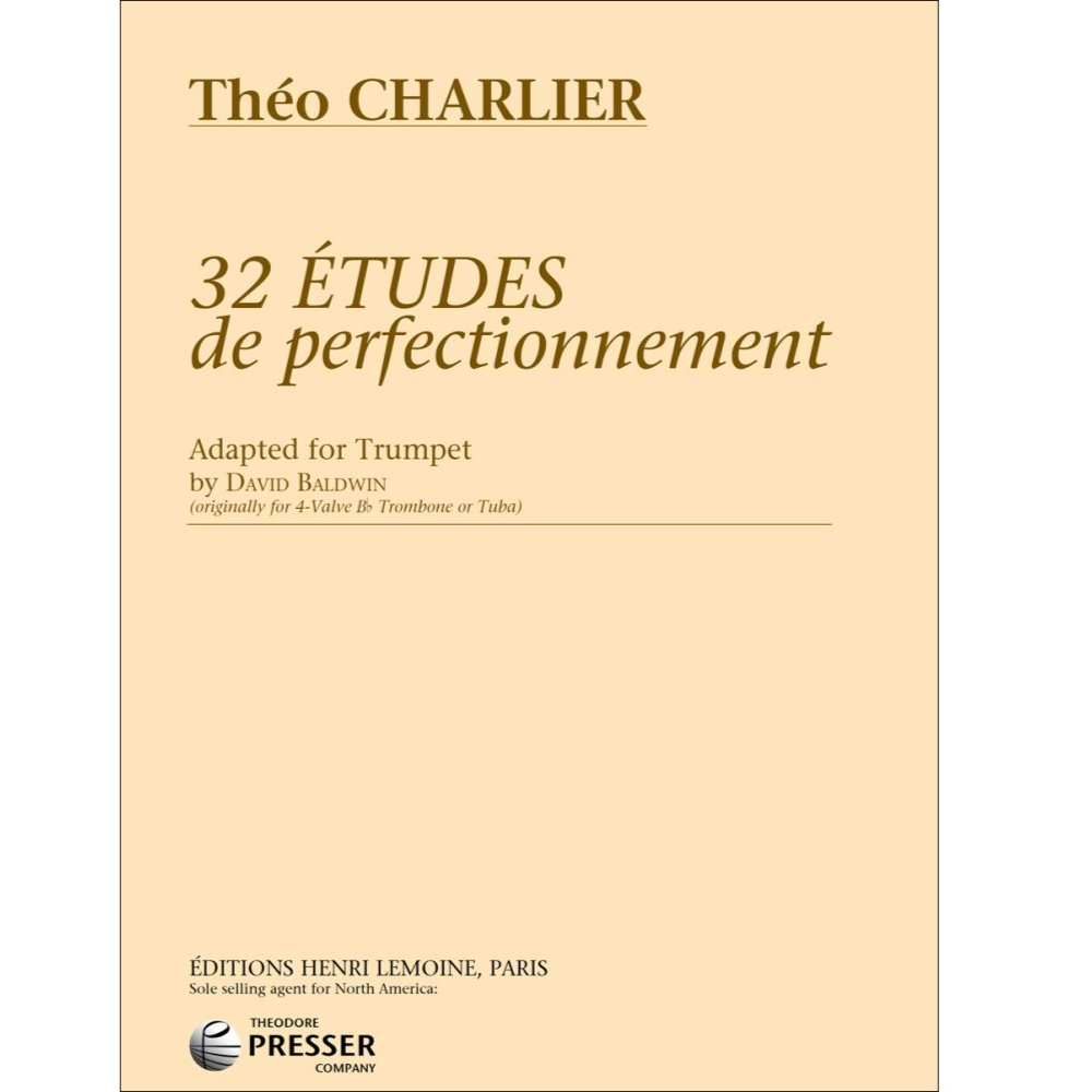 Theo Charlier 32 Etudes De Perfectionnement For Trumpet