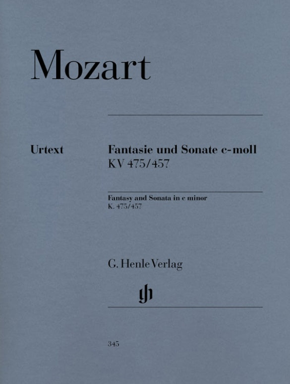 WOLFGANG AMADEUS MOZART Fantasy and Sonata c minor K. 475 457 [HN345]