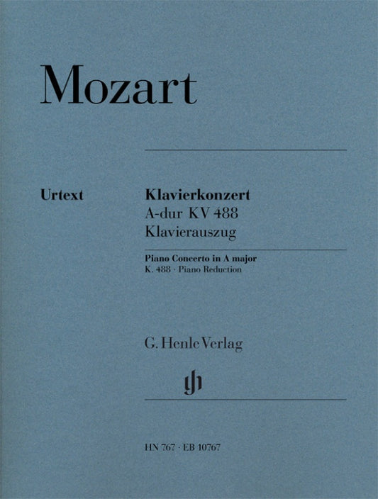 WOLFGANG AMADEUS MOZART Piano Concerto A major K. 488 [HN767]