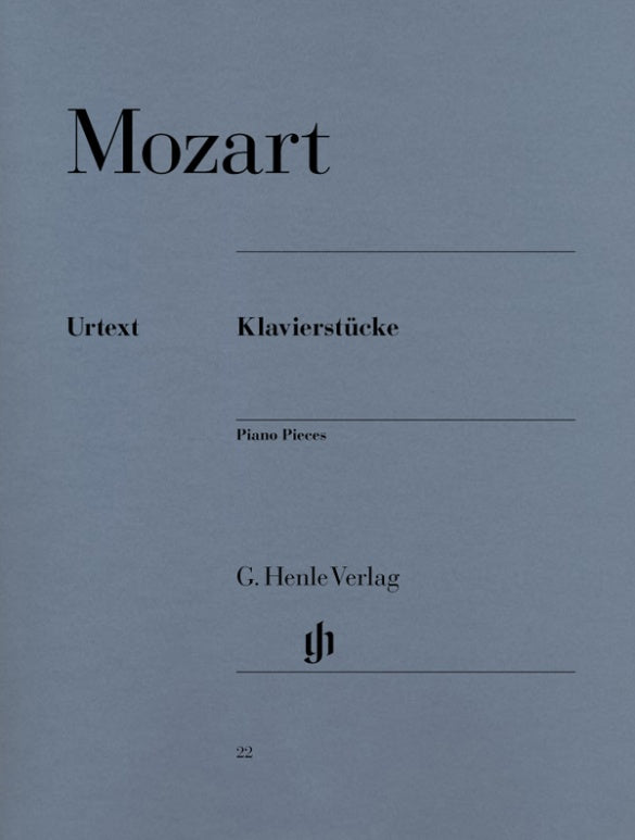 WOLFGANG AMADEUS MOZART Piano Pieces [HN22]