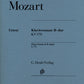 WOLFGANG AMADEUS MOZART Piano Sonata B flat major K. 570 [HN398]