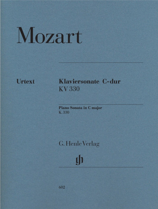 WOLFGANG AMADEUS MOZART Piano Sonata C major K. 330 (300h) [HN602]