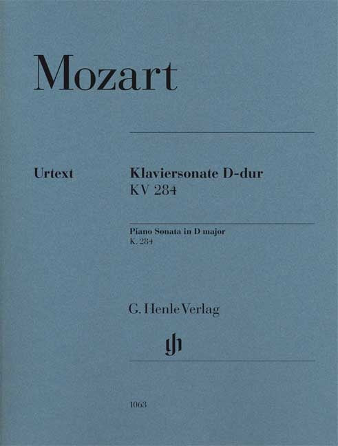 WOLFGANG AMADEUS MOZART Piano Sonata D major K. 284 (205b) [HN1063]