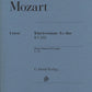 WOLFGANG AMADEUS MOZART Piano Sonata E flat major K. 282 (189g) [HN60]