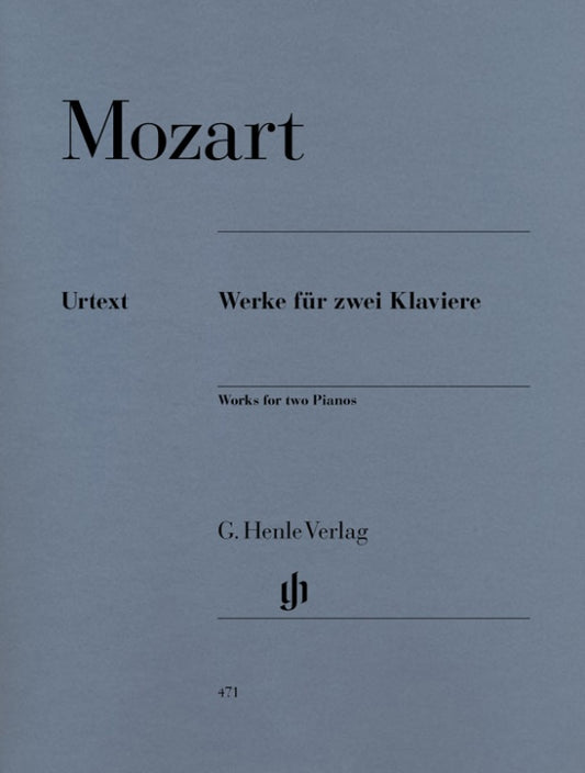 WOLFGANG AMADEUS MOZART Works for two Pianos [HN471]